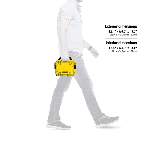 Nanuk 903 Waterproof Hard Case Empty - Yellow