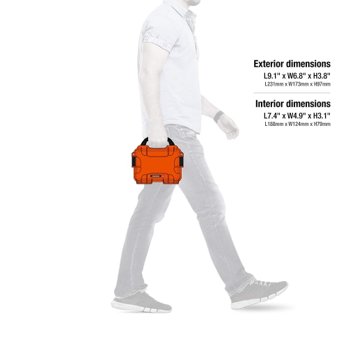 Nanuk 903 Waterproof Hard Case Empty - Orange