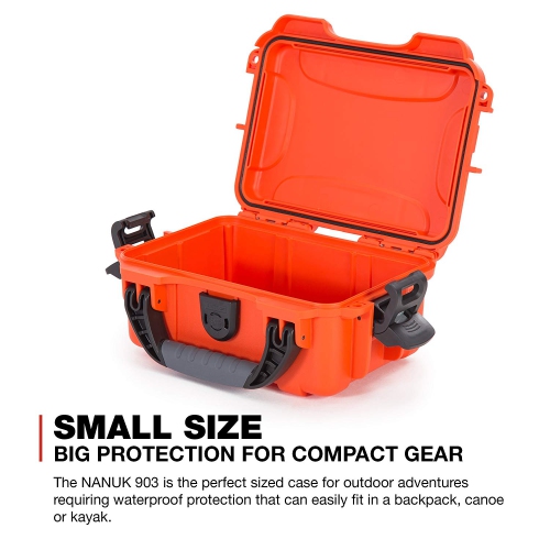 Nanuk 903 Waterproof Hard Case Empty - Orange