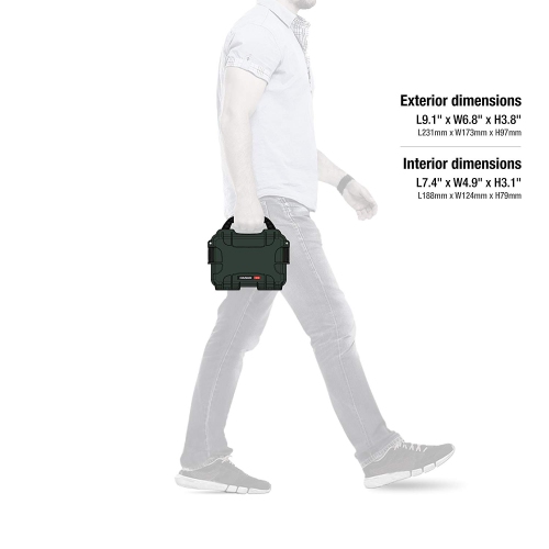 Nanuk 903 Waterproof Hard Case Empty - Olive