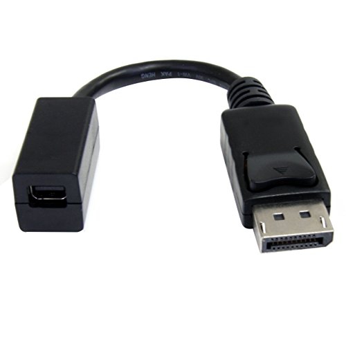 STARTECH  6In Displayport to Mini Displayport Video Cable Adapter - M/f - Dp Male to Mini Dp Female - (Dp2Mdpmf6In) In Black