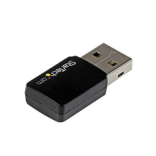 StarTech USB 2.0 AC600 Mini Dual Band 2.4GHz 5GHz USB Wireless-AC Network Adapter
