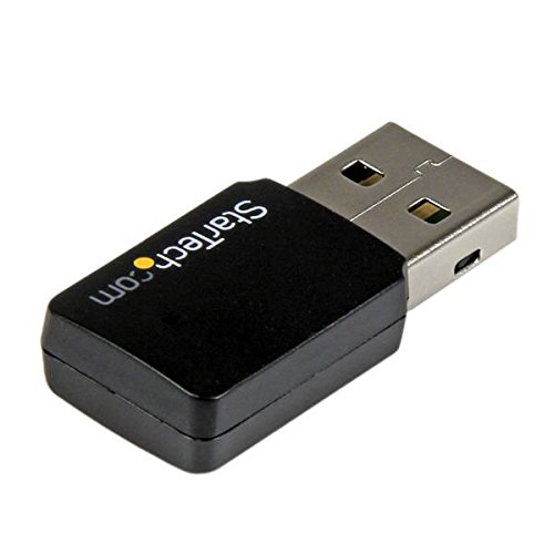 StarTech USB 2.0 AC600 Mini Dual Band 2.4GHz 5GHz USB Wireless-AC Network Adapter