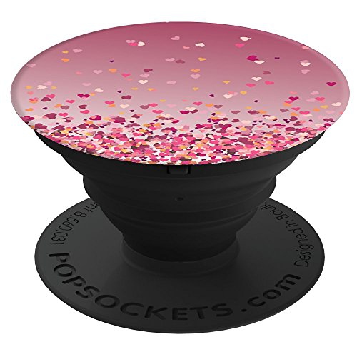 POPSOCKETS  : Expanding Stand And Grip for Smartphones And Tablets - Heart Confetti