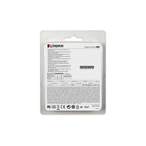 Kingston Digital 64GB Data Traveler Micro Duo USB 3C Flash Drive