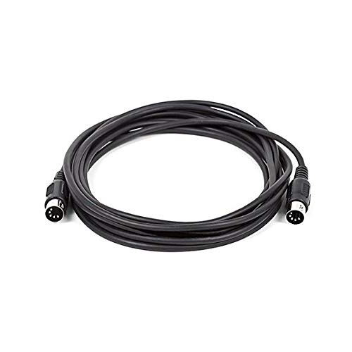MONOPRICE  Midi Cable With 5 Pin Din Plugs 20-Feet (108535) In Black