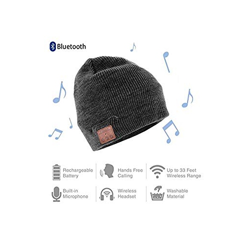 hat with built in headphones