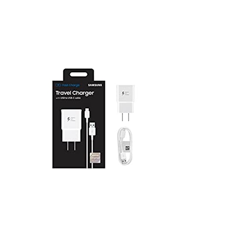Samsung Genuine Fast Charge USB-C 15W Wall Charger - White - Retail Packaging