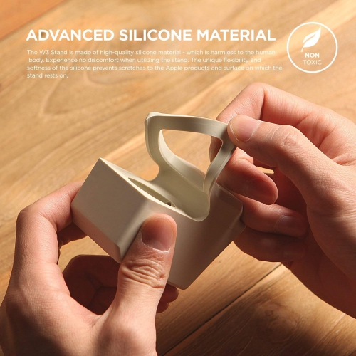 elago W3 Stand for Apple Watch Series 4 Series 3 Series 2 Series 1 42mm 40mm 38mm [Nightstand Mode][Origina