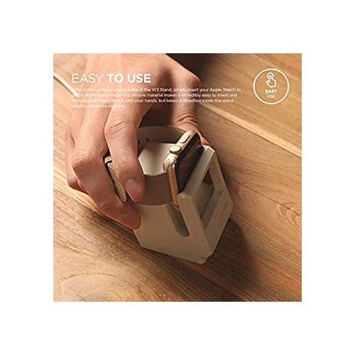 elago W3 Stand for Apple Watch Series 4 Series 3 Series 2 Series 1 42mm 40mm 38mm [Nightstand Mode][Origina