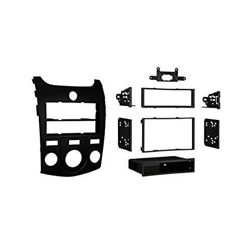 Metra 99-7338B Kia Forte 2010-Up Installation Dash Kit for Double DIN ISO Radios Black