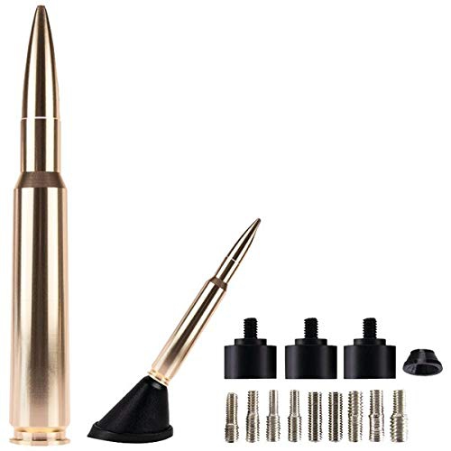 AMMOTENNA(R)  Ammo Tenna 50Gd 5.5" Billet Aluminum .50 Cal Replica Antenna Mast (Gold Bright Copper)
