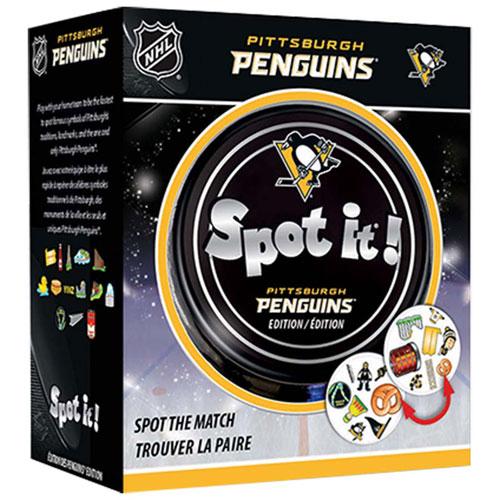 Spot It! Pittsburgh Penguins Edition Card Game