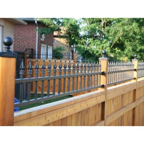 Nuvo Iron Decorative Ball Post Cap for 3.5" x 3.5" Posts, Black - PCB03