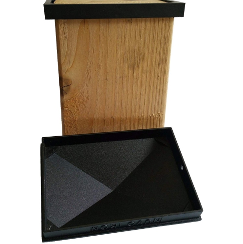 Nuvo Iron Decorative Pyramid Aluminium Post Cap for 3.5" x 5.5" / 4" x 6" Posts - Black