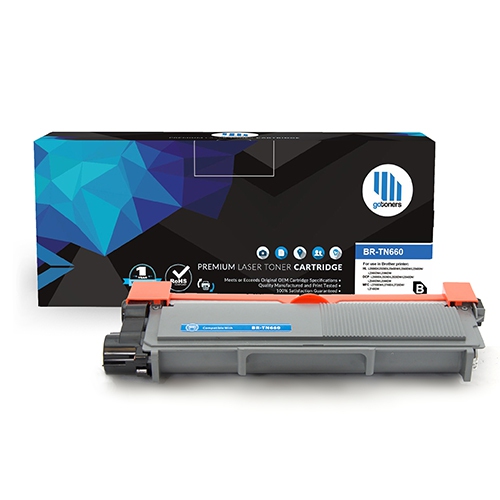 Gotoners™ Brother New Compatible TN-660 High Yield Black Toner HL-L2360DW/L2320D,DCP-L2520DW,MFC-L2720DW/L2740DW