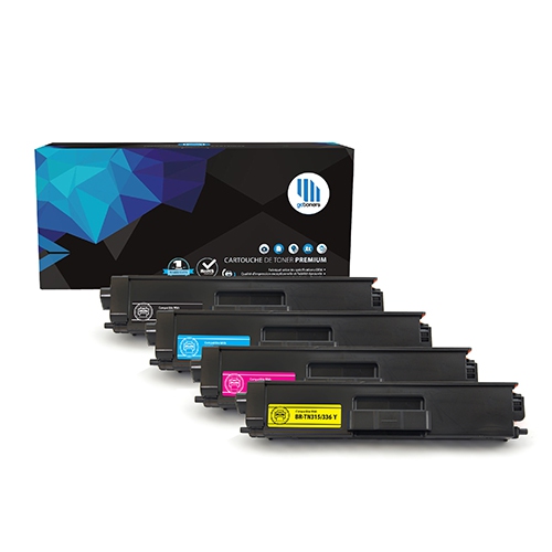 Gotoners™ 4PK Brother New Compatible TN-315 CMYK High Yield Color Toner Set Brother HL-4140, MFC9460/9465/9560/9970