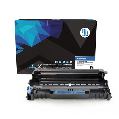 GOTONERS  Brother New Compatible Dr-360 Drum Unit for Hl-2140/2150/2170, Dcp-7030/7040/7045, Mfc-7320/7340/7345/7840 In Black