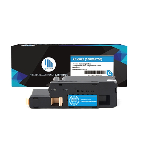 Gotoners™ Xerox New Compatible 106R02756 Standard Yield Cyan Toner Cartridge For Xerox Phaser 6020/6022 WorkCentre 6025/6027