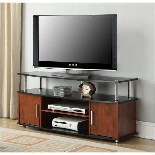 PEMBERLY ROW  Monterey 48" Tv Stand In Cherry And In Black