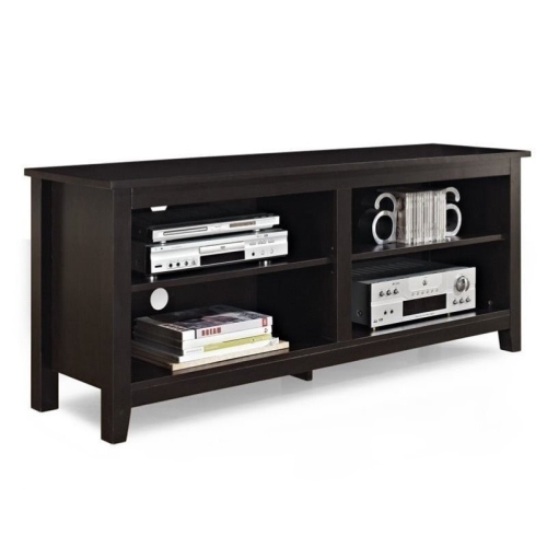 Pemberly Row 58" Wood TV Console in Espresso