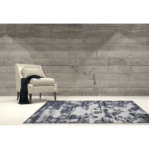 Ladole Rugs Durable Turkish Oakridge Area Rug in Grey-Cream, 8x11