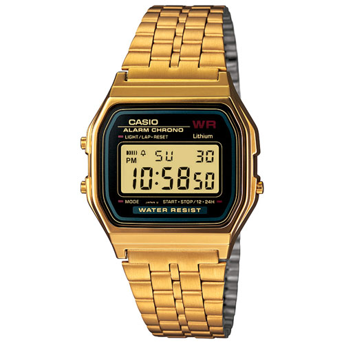 Casio Vintage 33mm Men's Digital Casual Watch - Gold