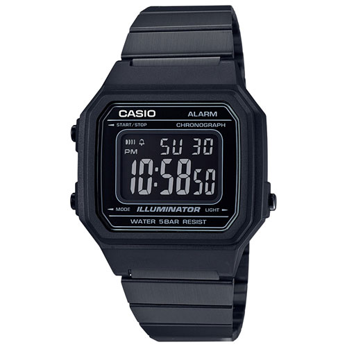 Casio Vintage 38mm Men's Digital Casual Watch - Black