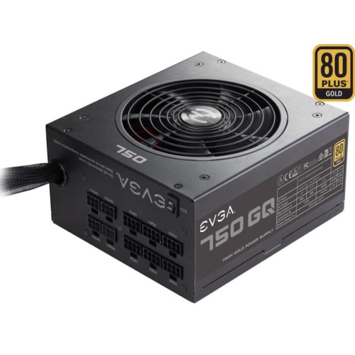 EVGA – BLOC D’ALIMENTATION 750 GQ ATX12V/EPS12V 120 V C.A., TENSION D’ENTRÉE 230 V C.A. 3.30 V, 5 V, 12 V, 5 V, TENSION DE SORTIE DE -12 V 1 F