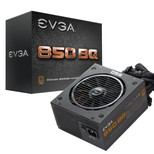 EVGA 850 BQ, 80+ BRONZE 850W, SEMI MODULAR, 5 YEAR WARRANTY, INCLUDES FREE POWER ON SELF TESTER, POWER SUPPLY 110-BQ-085
