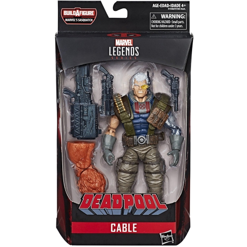 Marvel Legends Deadpool 6 Inch Action Figure BAF Sasquatch - Cable