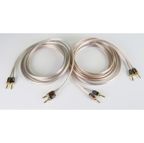 ThruSound Premier Series IRSW10-2 10AWG Speaker Wire with Premium 24k Gold-Plated Banana Plugs