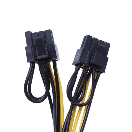 axGear PCI-E 8-Pin To 2x 8 Pin / 6 Pin Dual Power Splitter Cable Extension Wire