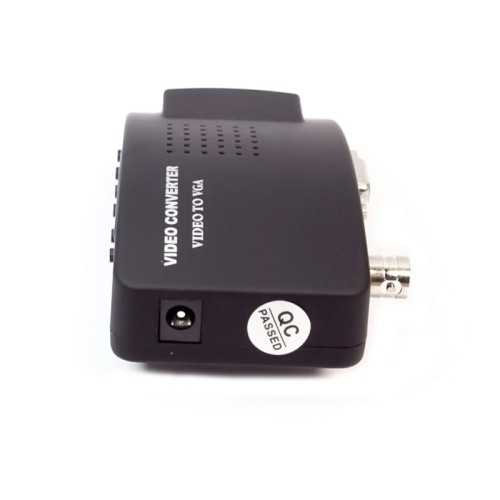 axGear BNC to VGA Converter S-Video to VGA Monitor Signal Adapter Box
