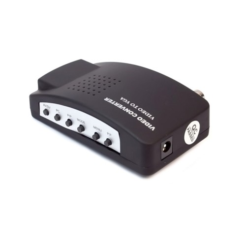 axGear BNC to VGA Converter S-Video to VGA Monitor Signal Adapter Box