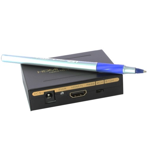 Répartiteur d’extraction audio HDMI vers audio optique composite RCA d’axGear