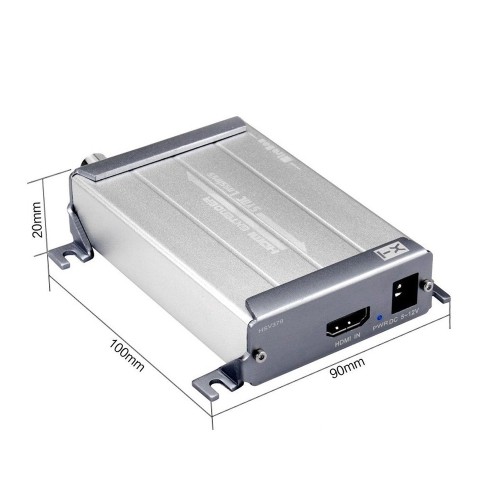 Prolongateur de câble coaxial HDMI sur câble coaxial HD 1080p à RG59/RG6 BNC d’axGear