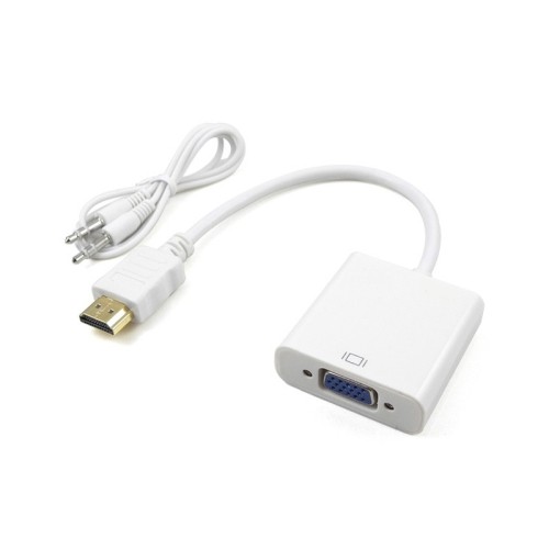 AxGear – Câble adaptateur convertisseur HDMI vers VGA mâle vers femelle avec audio