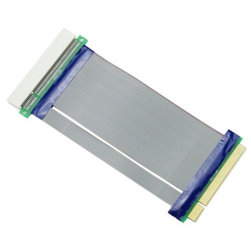 axGear PCI Riser Card Extender Flexible Extension Cable Ribbon