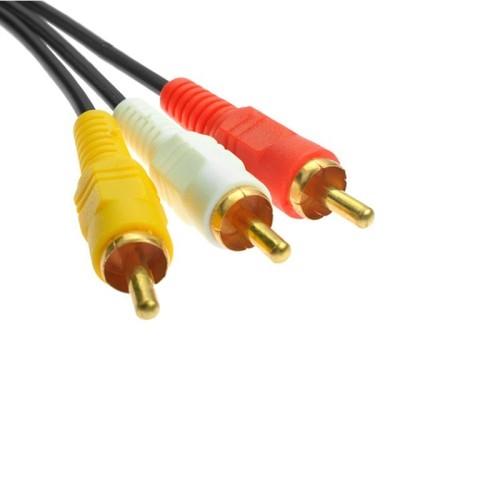 axGear RCA Composite Cable AV Video Audio Wire M/M 10Ft 3M