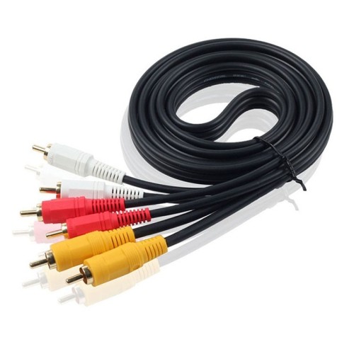 axGear RCA Composite Cable AV Video Audio Wire M/M 10Ft 3M