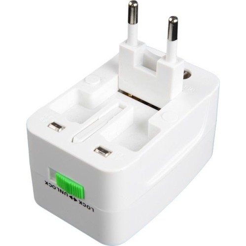 axGear All in One Universal AC Plug Converter Wall Charger Power Adapter interchange AU UK EU Plug