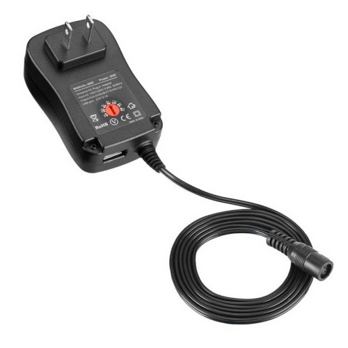 axGear 3V to 12V Adjustable 30W Universal Power Supply Adapter Multiple DC Tips Jack