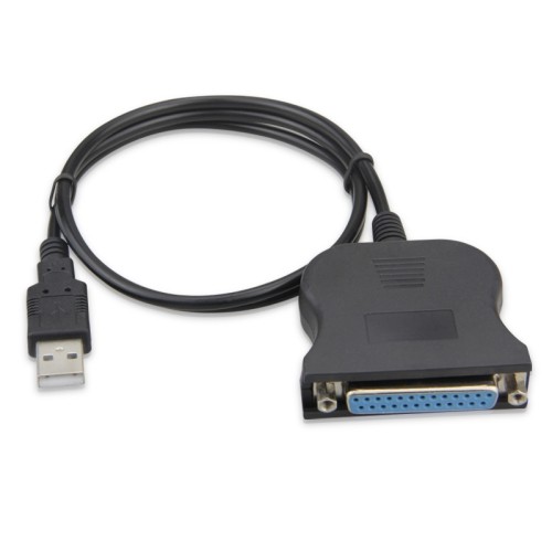 axGear High Quality DB25 USB to Female Parallel IEEE 1284 Printer Adapter Cable Cord