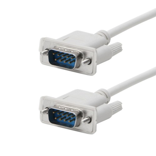 Your Cable Store 6 Foot DB9 9 Pin Serial Port Cable Male/Male RS232 