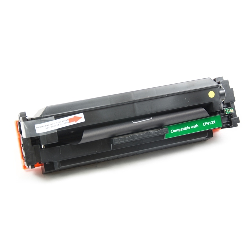 Cartouche d’encre en poudre jaune à haut rendement CF412X compatible avec les imprimantes couleur LaserJet M452nw/452dn/452dw, M477fdw/477fdn/477fnw