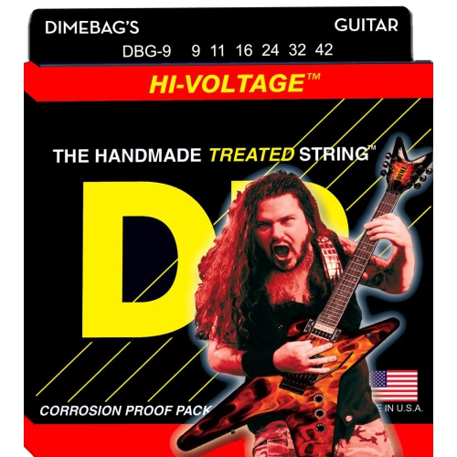 Hi-voltage Dimebag Darrell – cordes de guitare électrique, léger