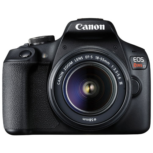 Appareil photo reflex numérique EOS Rebel T7 de Canon avec objectif 18-55 mm