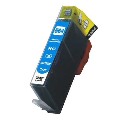 GOTONERS  Generic Packaged HP New Compatible 564Xl C (Cb323W) High Yield Inkjet Cartridge for Photosmart B8550, C5324/5390/6324, D5460 In Cyan