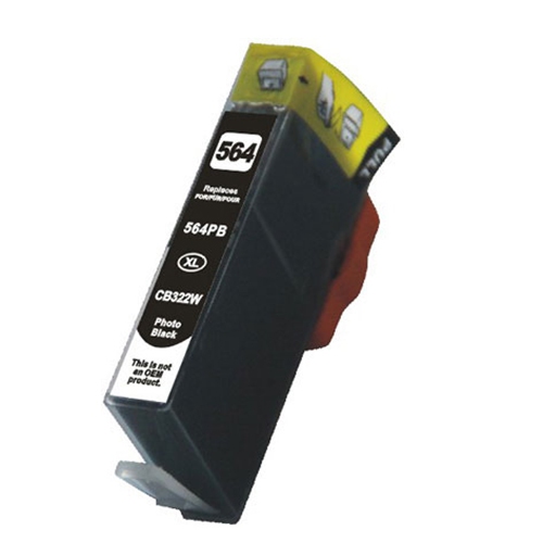 GOTONERS  Generic Packaged HP New Compatible 564Xl Pbk (Cb322W) High Yield Inkjet Cartridge for Photosmart B8550, C5324/5390/6324, D5460 In Black